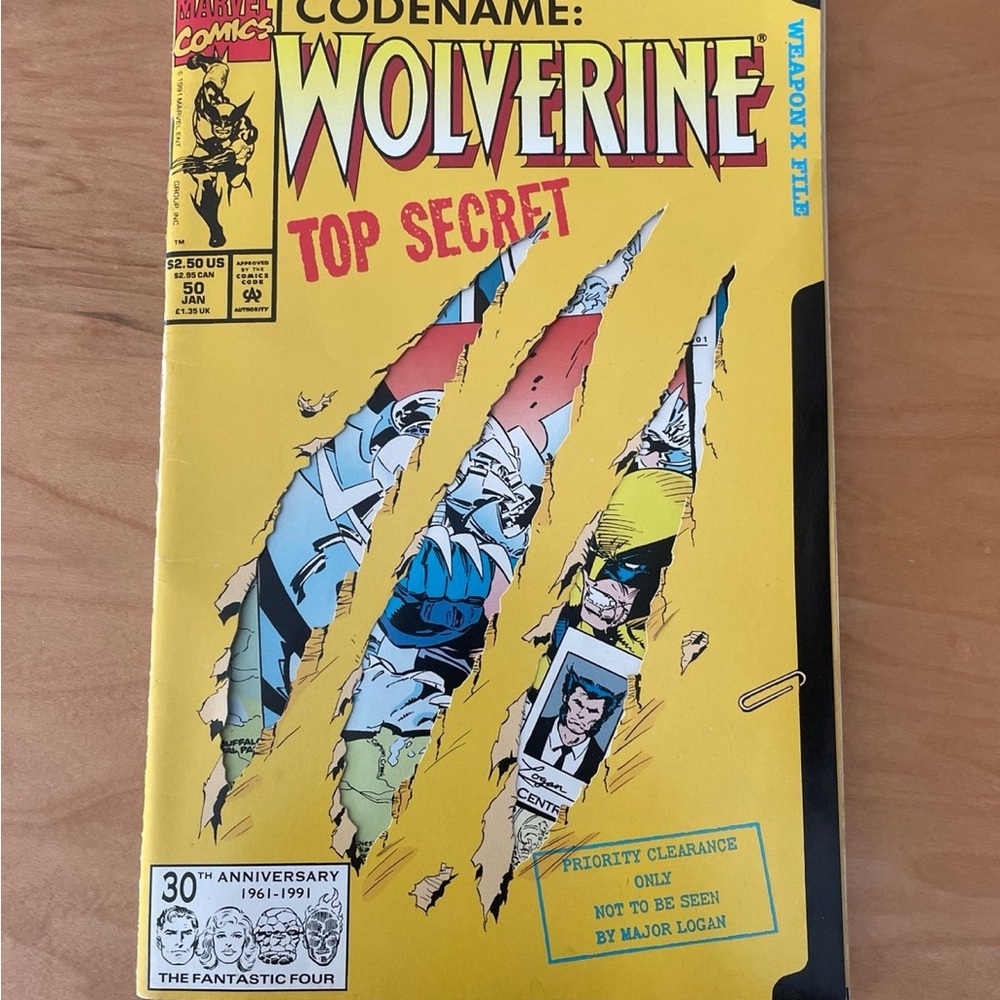 Wolverine #50 1st Print Marc Silvestri Die-Cut Cover